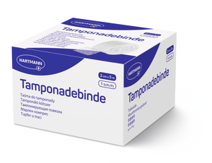 Tamponadebinden steril, in Dose 2 cm x 5 m