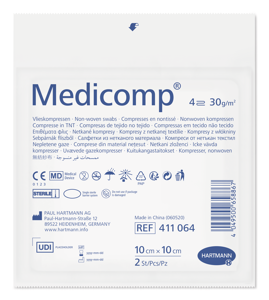 Medicomp® 4-fach steril, P25x2 St 10 x 10 cm