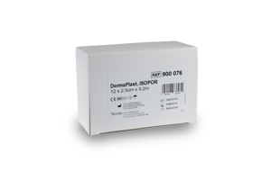 DermaPlast® Isopor Non-tissé Pansement de fixation Sparrolle, weiss 2,5cm x 9,2m