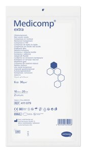 Medicomp® extra, 6-fach steril, P25x2 10 x 20 cm