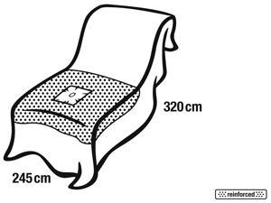 Foliodrape® Protect Plus Hand-Fuss-Tuch