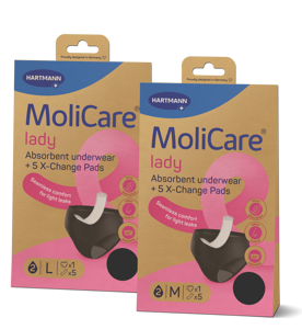 MoliCare® Absorbent underwear lady avec 5 X-Change Pads