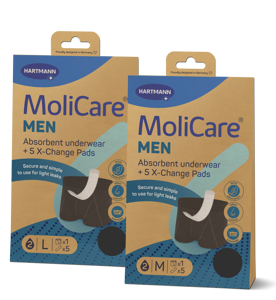 MoliCare® Absorbent underwear MEN avec 5 X-Change Pads