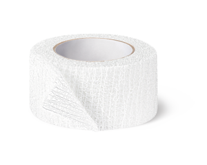 DermaPlast® CoFix Bande auto-adhésive blanche, en boîte 4 m x 2.5 cm P2