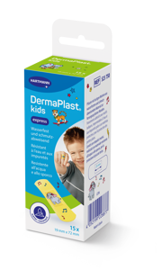 DermaPlast KIDS Express Packung Strips, einzeln verpackt 19 x 72 mm