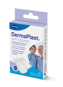 DermaPlast® Soft Silicone Pansement adhésif Strips 2 tailles