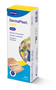DermaPlast® Textil Pflaster Zentriertes Wundkissen 6 x 4 cm