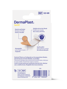 DermaPlast® Textil Pflaster Wundschnellverband, zuschneidbar 6 x 10 cm