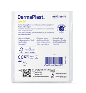 DermaPlast® Textil Cerotto Bendaggio per dito 2 x 16 cm