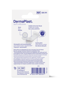 DermaPlast® Soft Silicone Pansement adhésif Strips 2 tailles